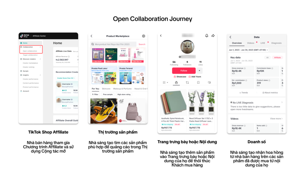 Hành trình cộng tác mở tiếp thị TikTok